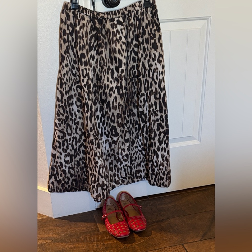 Simply Vera Vera Wang|  Animal Print A-Line Skirt - Picture 2 of 8
